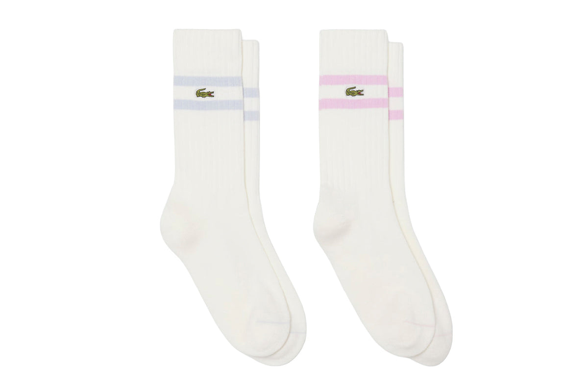 Socken aus gerippter Baumwolle (2 Paar)