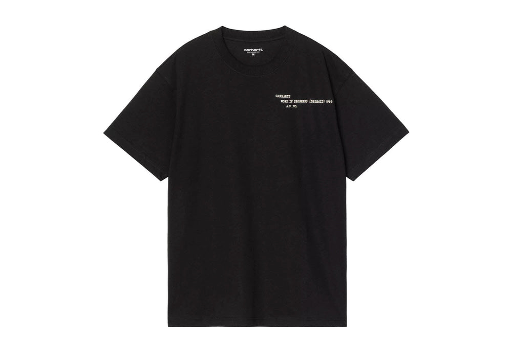 Kurzarm-T-Shirt mit gestanztem Muster