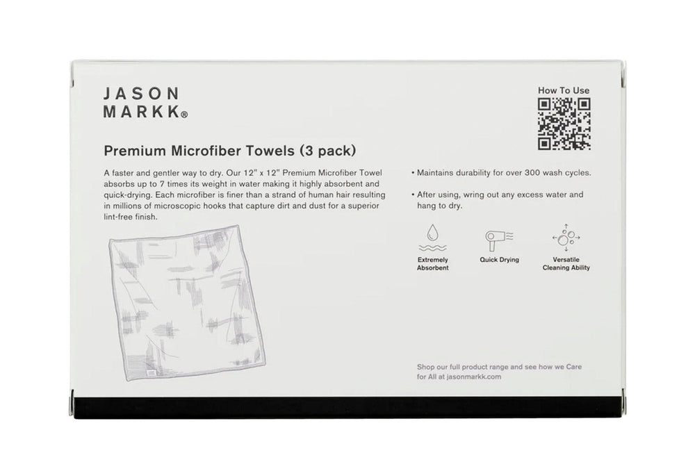 Premium Microfiber Towels 3-Pack