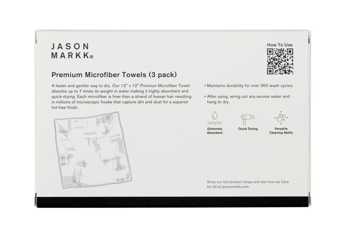 Premium Microfiber Towels 3-Pack