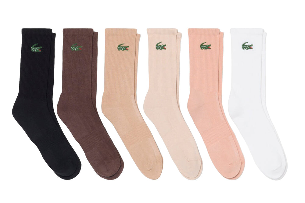 6er-Pack Rippstricksocken