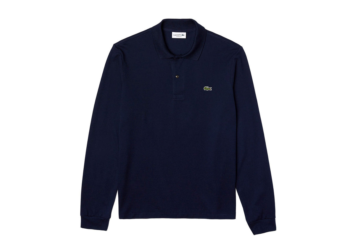 Classic Fit Polohemd - langarm