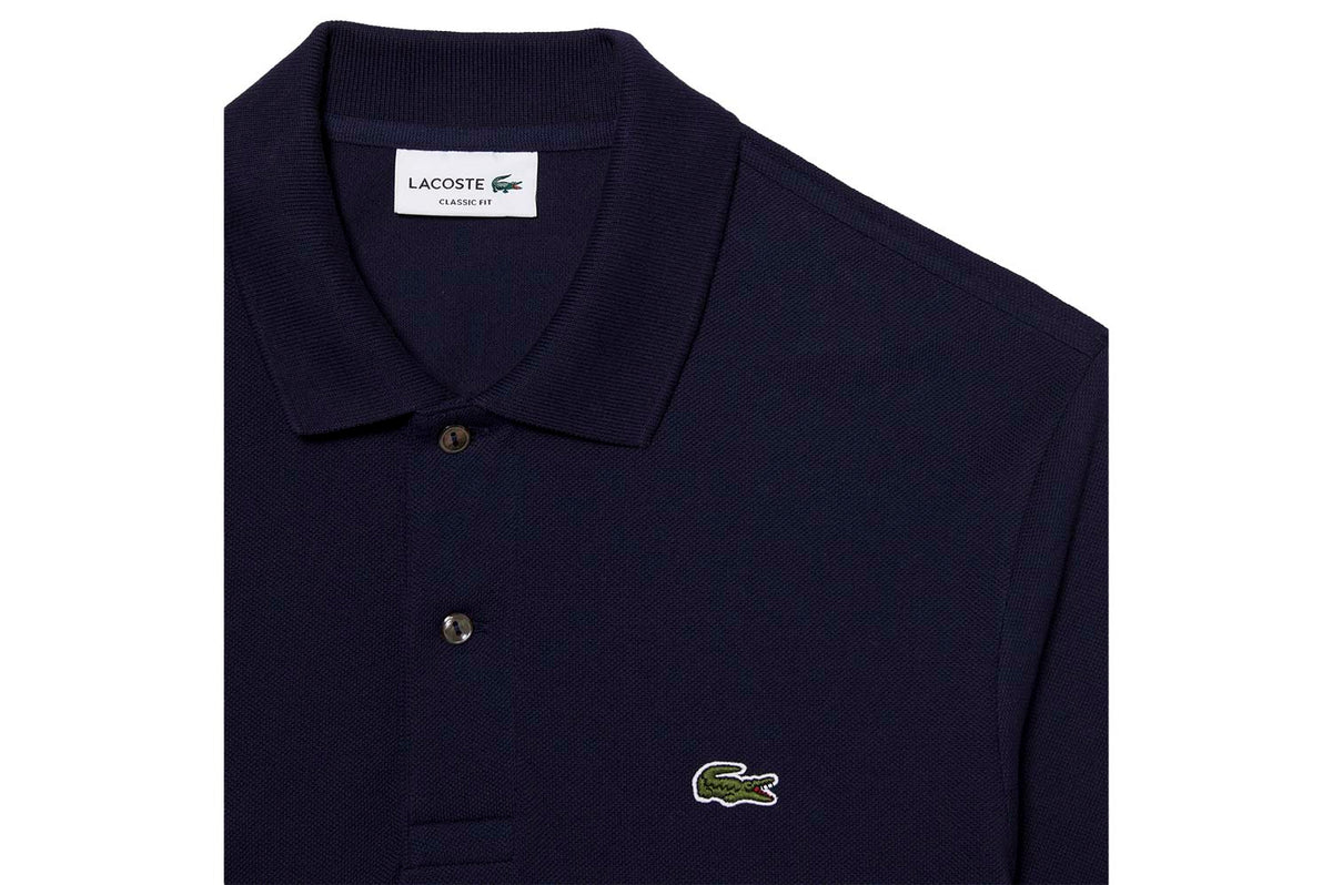 Classic Fit Polohemd - langarm