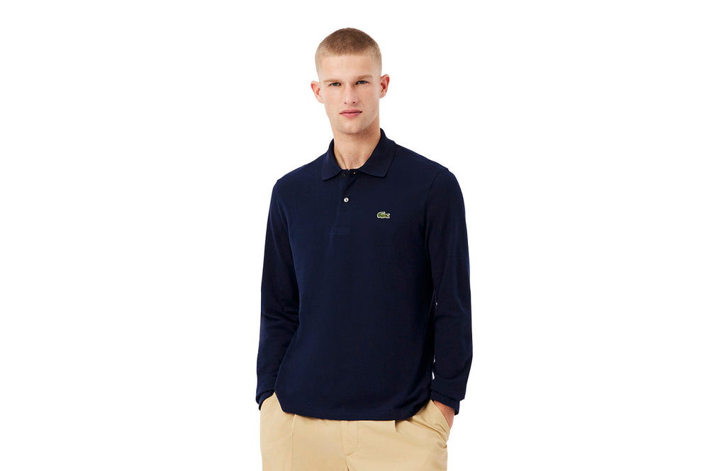 Classic Fit Langarm-Polohemd