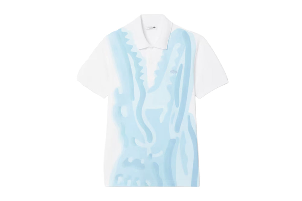 Classic Fit Printed Mini-Piqué Polo